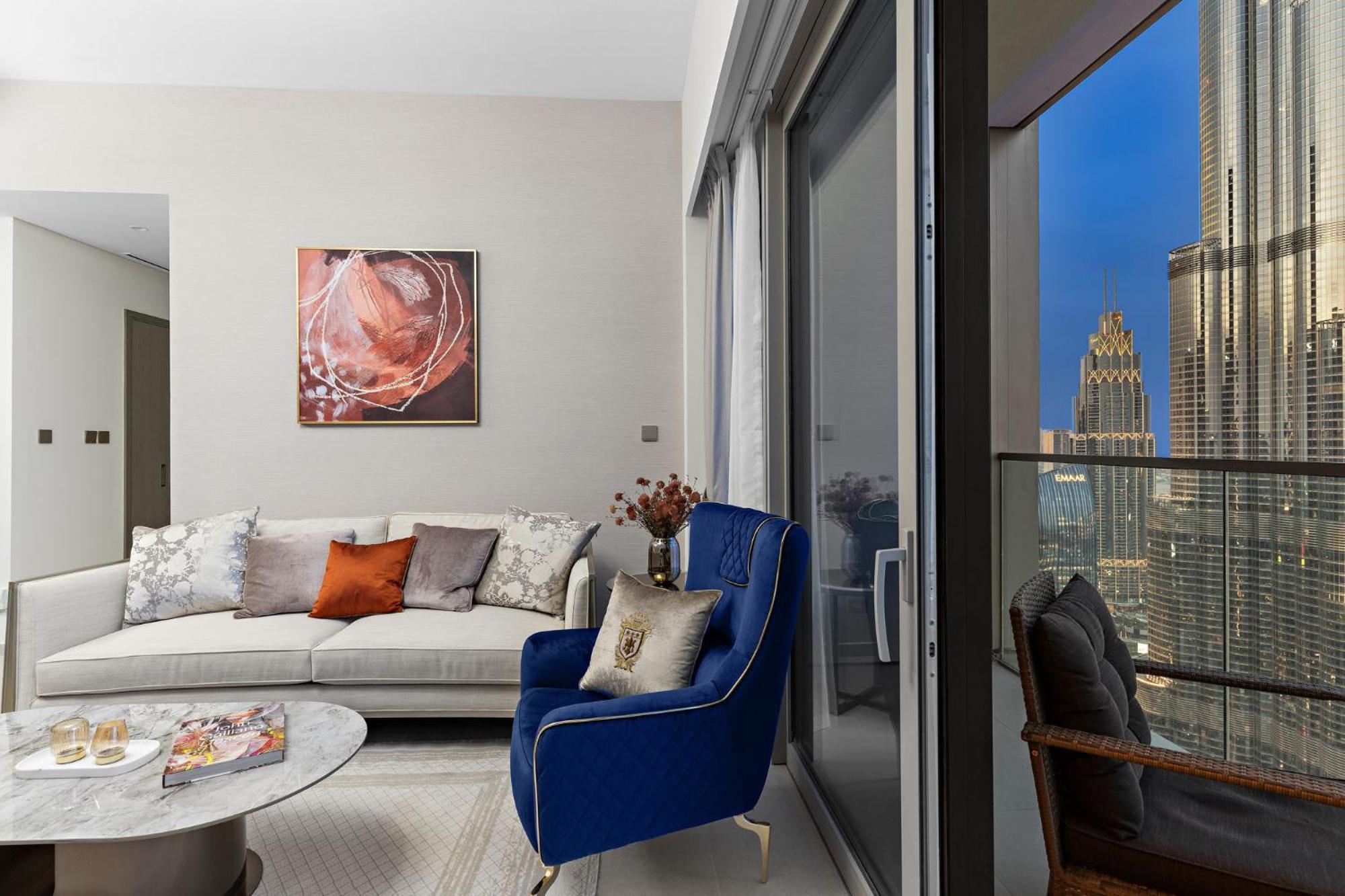 Apartment Vayk - Luxe 2br With Burj & Fountain Views In Downtown's Grande Signature